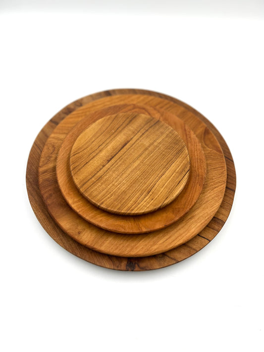 Assiette en Racine de Teck Faite à la Main par Original Home - Élégance Naturelle pour Votre Table