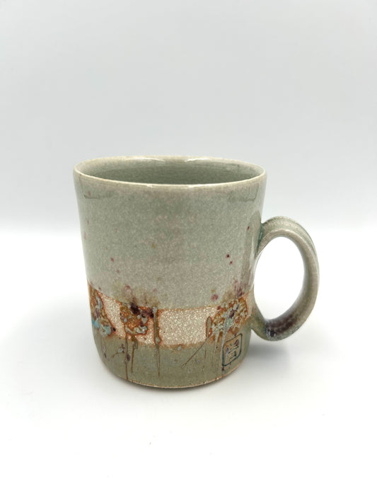 Mug en porcelaine chamotée