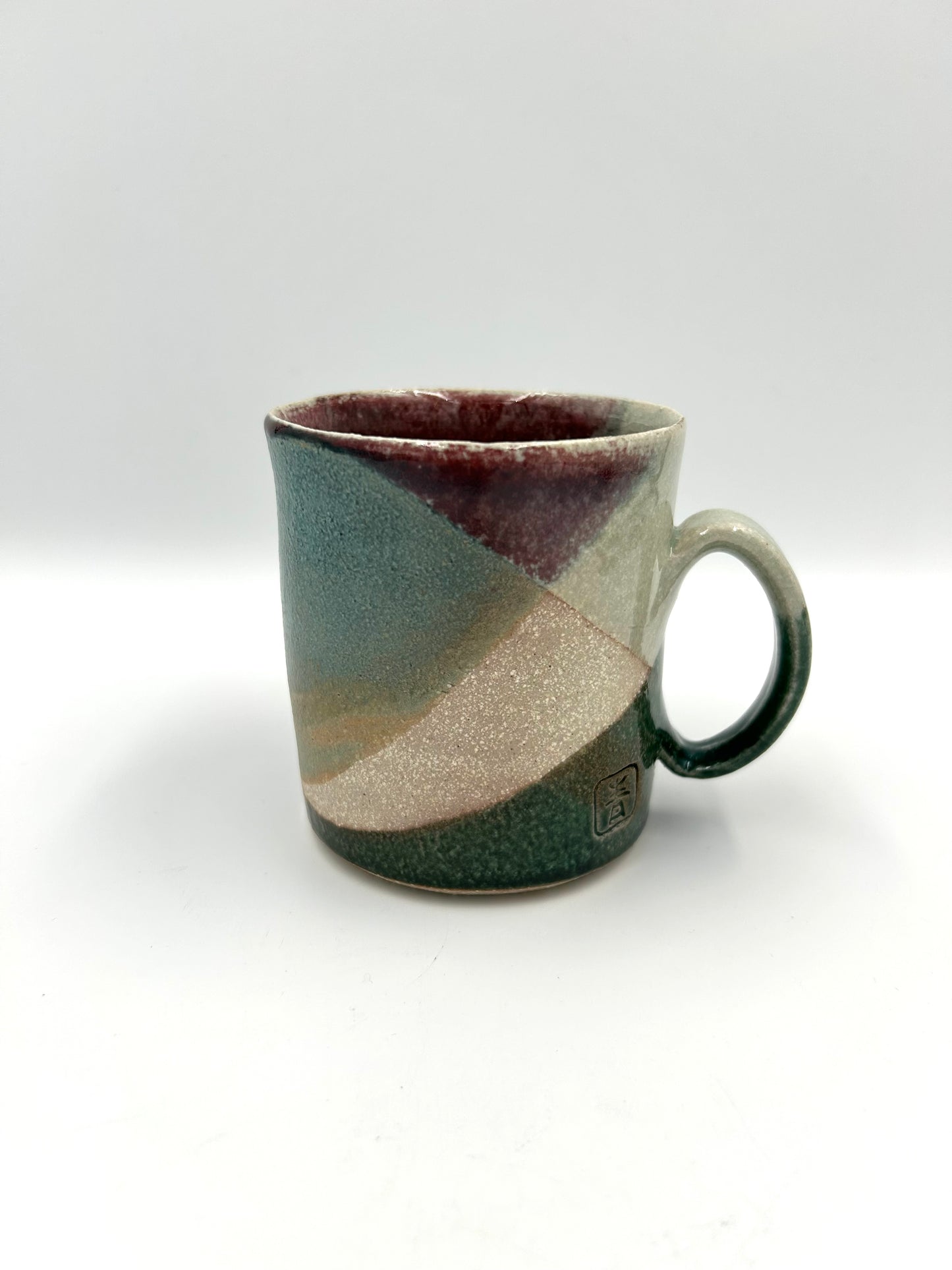 Mug en porcelaine chamotée